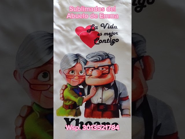 Vídeo relacionado con Disney Pixar Up Carl & Ellie Adventure is out There Camiseta