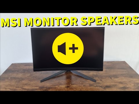 How To Turn Up The Volume On An MSI Monitor | MSI Monitor Has No Sound