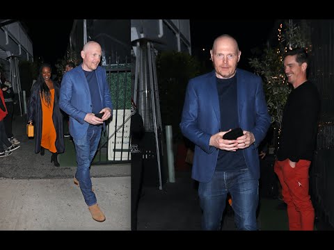 Comedian Bill Burr and wife Nia Renee Hill dine out for Italian food in LA!