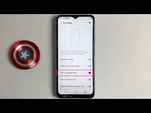 Draw 'c' to launch dialer on Vivo Y01 Android 11