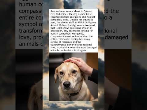 Liesel, the Blind Rescue Dog Who Teaches Unconditional Love