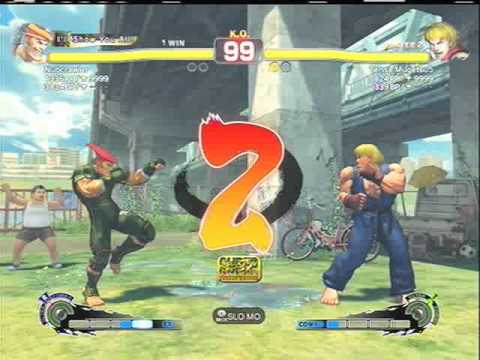 Super Street Fighter 4:AE online match #3