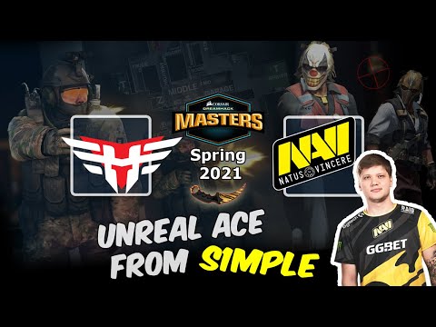 Unreal ACE from S1mple, Heroic vs Natus Vincere, DreamHack Masters Spring 2021