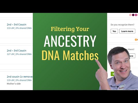 Organize Ancestry DNA Matches By Grouping & Labeling Video