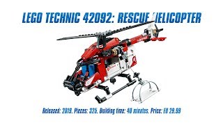 LEGO Technic Спасательный вертолёт (42092) - відео 2