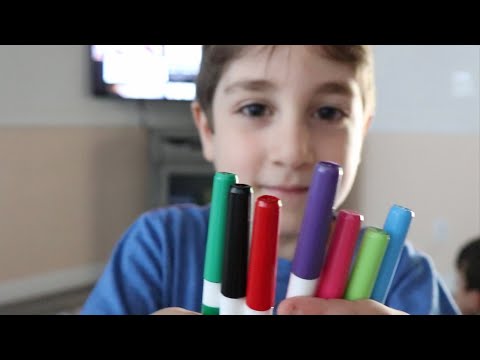 Drawing Contest - Making Pretzels With Arnak - Heghineh Family Vlogs