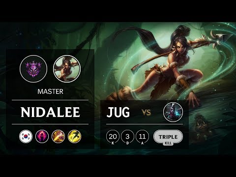 Nidalee Jungle vs Ekko - KR Master Patch 9.21