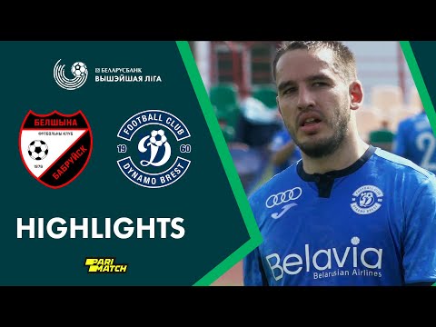 Агляд матчу Белшына – Дынама-Брэст | Highlights. Belshina – Dynamo-Brest