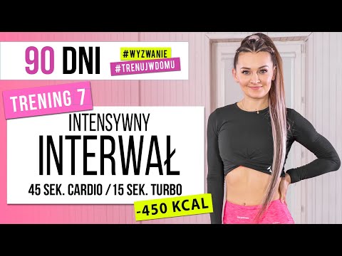 Wyzwanie 90 DNI | TRENING 7: Intensywnie spalający INTERWAŁ | Monika Kołakowska