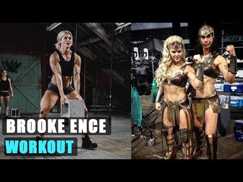 Real Wonder Woman BROOKE ENCE | Hard workout