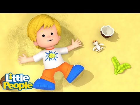 Everyone is Having Fun at the Beach | Preschool Learning | Little People – Fisher Price - Kids TV Series, Kingdom Kids Zone - Little People - Fisher Price