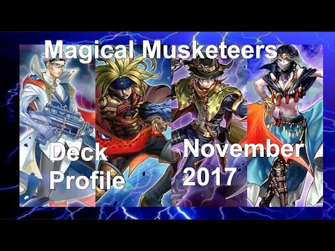 Yugioh **BEST** MAGICAL MUSKETEER Deck Profile (Magibullets) November 2017