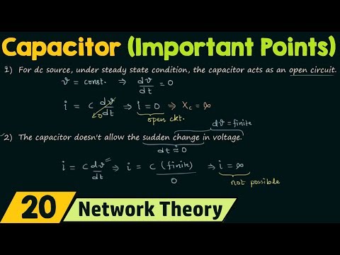 Capacitor Important Points