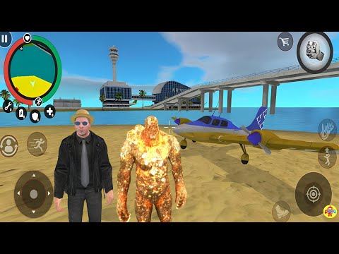 Süper Kahraman Lav Taşı Dev Adam - Lava Stone Giant Secret Airplane by Naxeex #36 - Android Gameplay