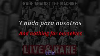 Zapata&#39;s Blood - Rage Against The Machine | Letra (Inglés-Español)