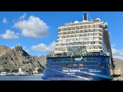 Mein Schiff 4 auf den Kanaren und Madeira vom 01.01.-08.01.2023.