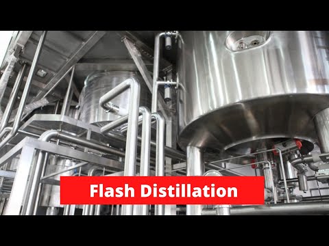 Flash Distillation in Chemical Process Engineering Trailer
