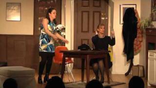 Mia Moravis in "The Gingerbread Lady," Act 1 (Branch River Theatre, NH)