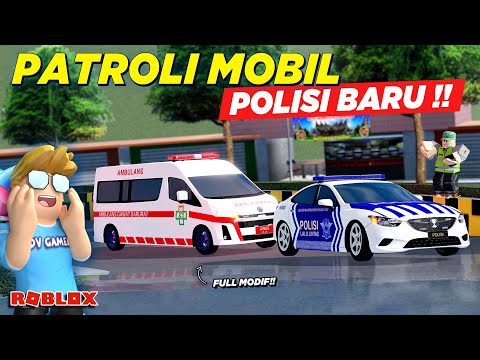 PATROLI MOBIL POLISI DAN AMBULAN MODIF TERBARU !! REVIEW CDID UPDATE - Roblox Indonesia