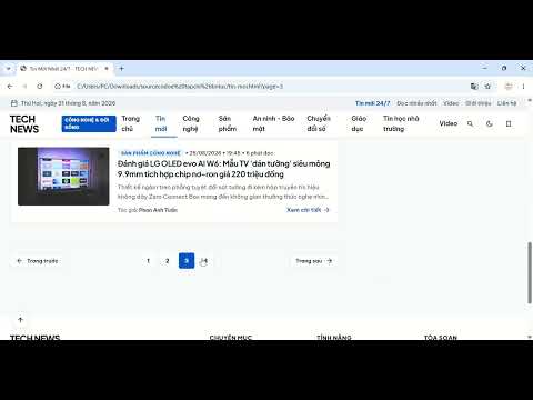 Website Tạp Chí & Tin Tức Công Nghệ