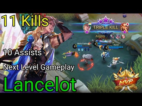 No Mercy For Enemys Real Deadly Assassin Lancelot ! 11 Kills | Top Global Lancelot | Mobile Legends