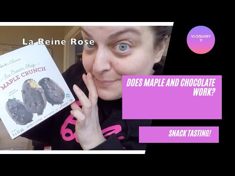 Vloguary 11 ~ Maple Walnut Chocolate Crunch Ice Cream