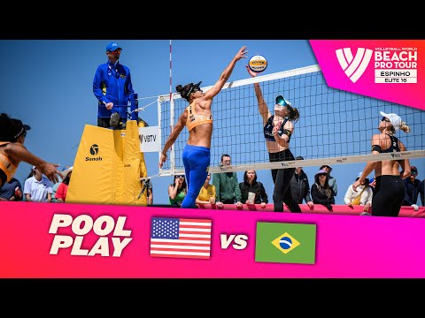 Nuss/Kloth vs. Tainá/Victoria - Pool Play Highlights | Espinho 2024 #BeachProTour