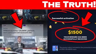 Celawin Mr Beast Legit or Scam, $1500 Withdrawal Test & Review, Fake YBEAST Promo Code