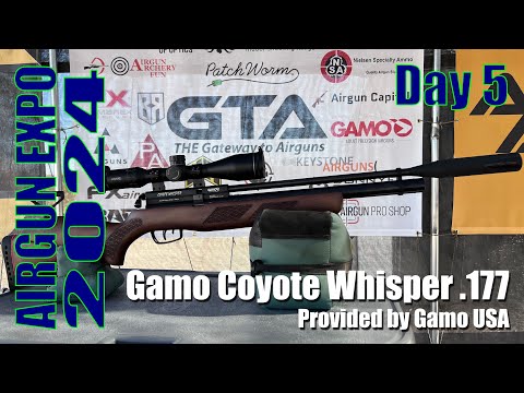 Airgun Expo 2024 – Live Day 5 – Gamo Coyote Whisper .177 / Hawke - Provided by Gamo USA