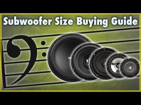 Car Subwoofer Size Buying Guide | What Size of Sub Should I Get?