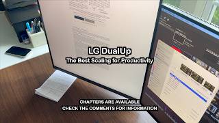LG DualUp | The Best Scaling for Productivity | macOS and Windows