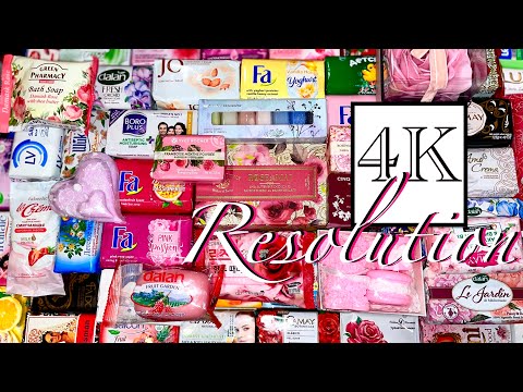 RE-UPLOAD 100 Soaps for my Valentines ❤️ ASMR Soap Haul Unboxing Opening Unpacking Unwrapping Layers