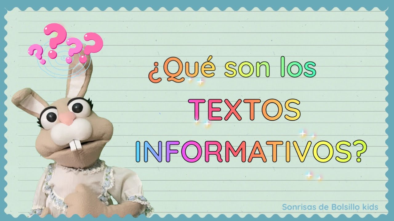 ¿Qué son los textos Informativos? - Para niños 🧒🏻