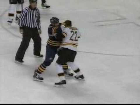 Shawn Thornton vs Andrew Peters 11/26/08