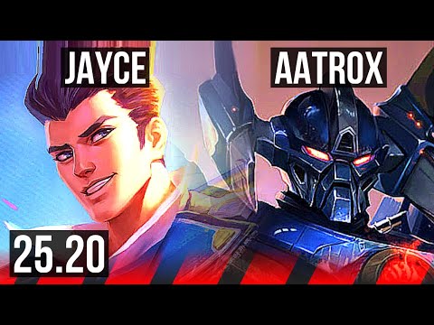 JAYCE vs AATROX (TOP) | 11/2/5, Legendary | EUNE Master | 25.20