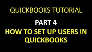 How to set up multiple users in Quickbooks