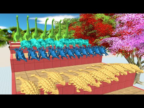 Colors Race To Get a Pink Pig #13  - Animal Revolt Battle Simulator