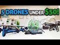 5 UNIQUE Toy DRONES Under $50!!