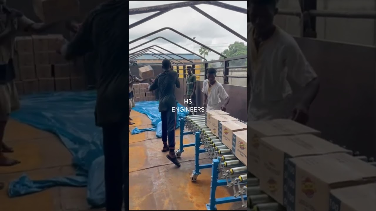 Warehouse Truck Loading Conveyor