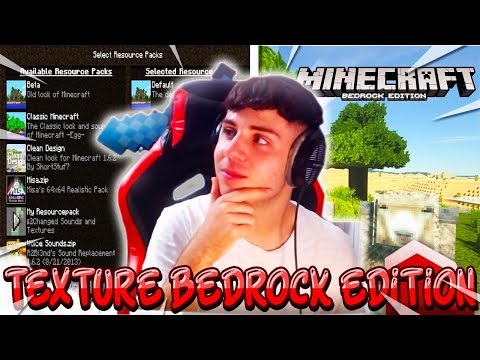 I TRIED THE BEST TEXTURES of MINECRAFT BEDROCK EDITION...