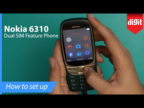 How to Setup Nokia 6310 Dual SIM Feature Phone