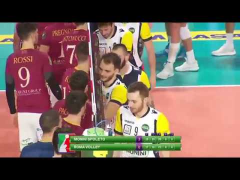 Monini Spoleto 3 -0 Roma Volley - Azioni salienti