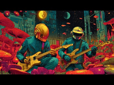 Daft Punk Plastic Fantasies 🎸🤖 | Chillwave, Nu Disco, Retro Funk, Electronic Playlist
