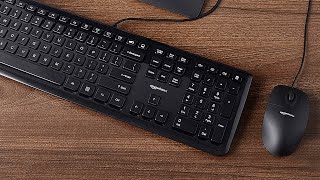 Amazon Basics Low Profile Wired Keyboard Review - Affordable and Practical!