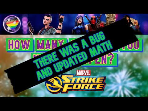 Negasonic Part 2 - Updated Math for Explosive Combo Milestone - Marvel Strike Force