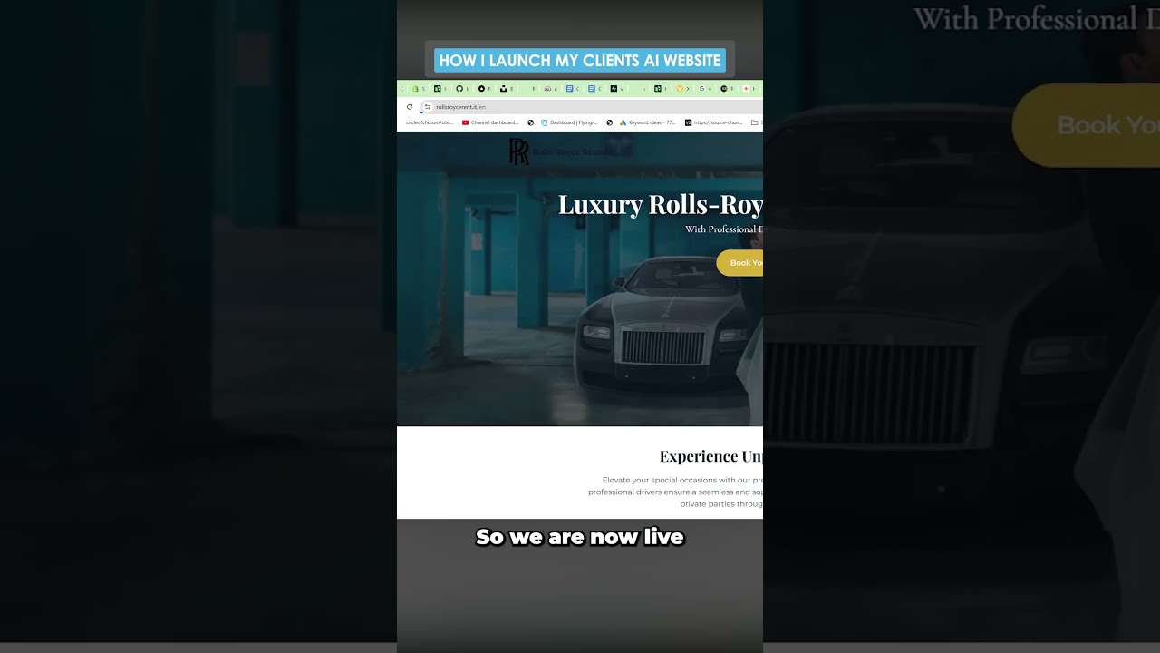 Here's How I Launch My Clients AI Website #seo #webdevelopment #website