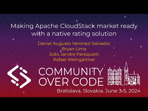 Making Apache CloudStack market ready with a native rating solution