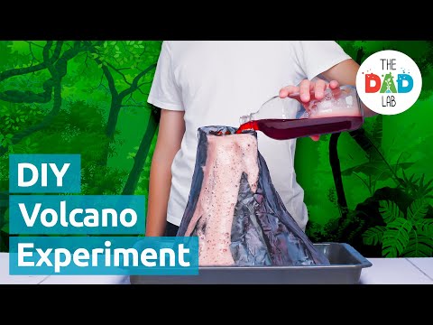 Cool Volcano Science Experiment with Vinegar and Baking Soda