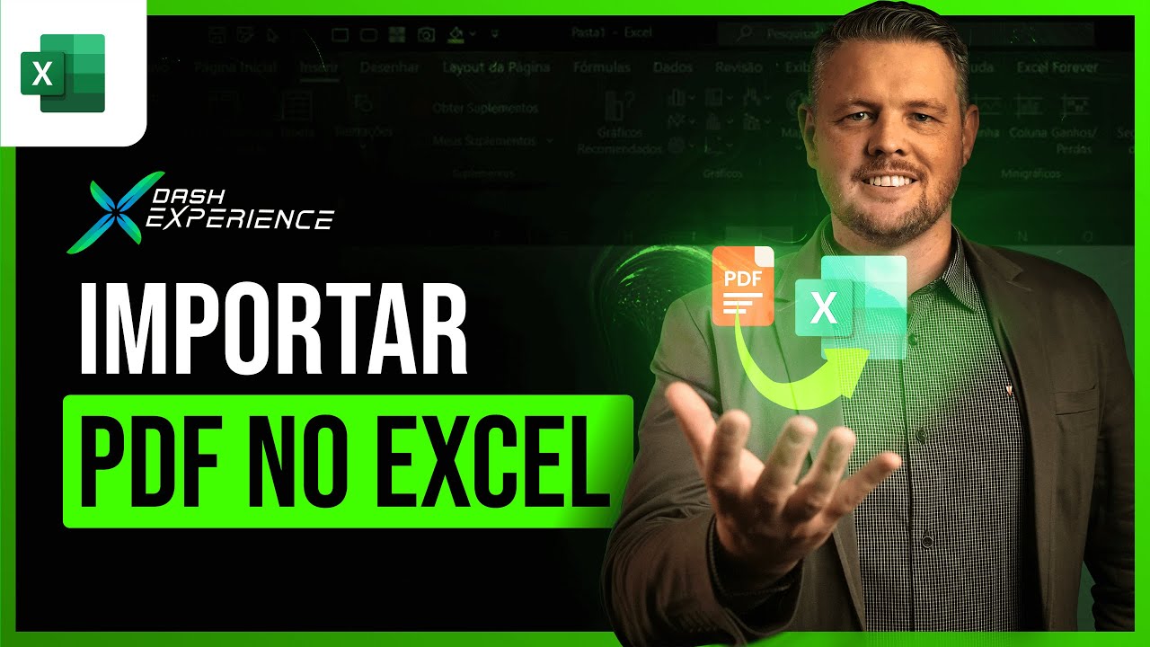 Como Importar PDF no Excel - com 1 ou Várias Páginas