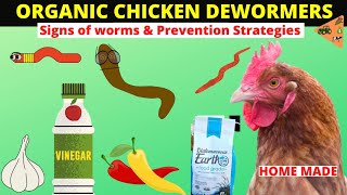 HOW TO MAKE ORGANIC DEWORMER FOR CHICKEN (Signs & Preventing worms infestation in Chicken NATURALLY)